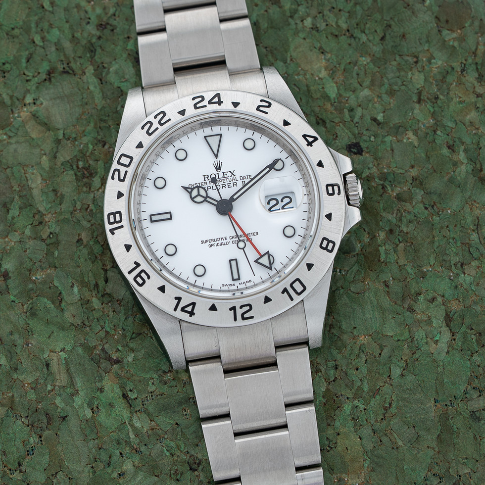 Rare Rolex 'Polar' Explorer II Ref. 16570 T live