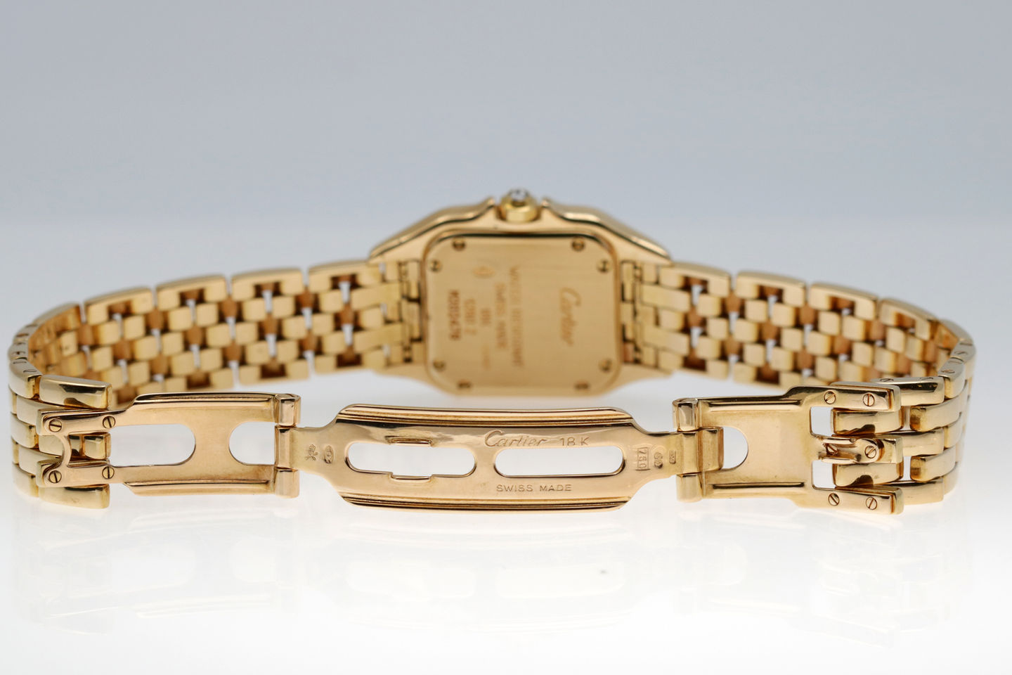 Cartier Ladies Panthere with Rare Malachite Dial Ref. 1280 2 clasp 2