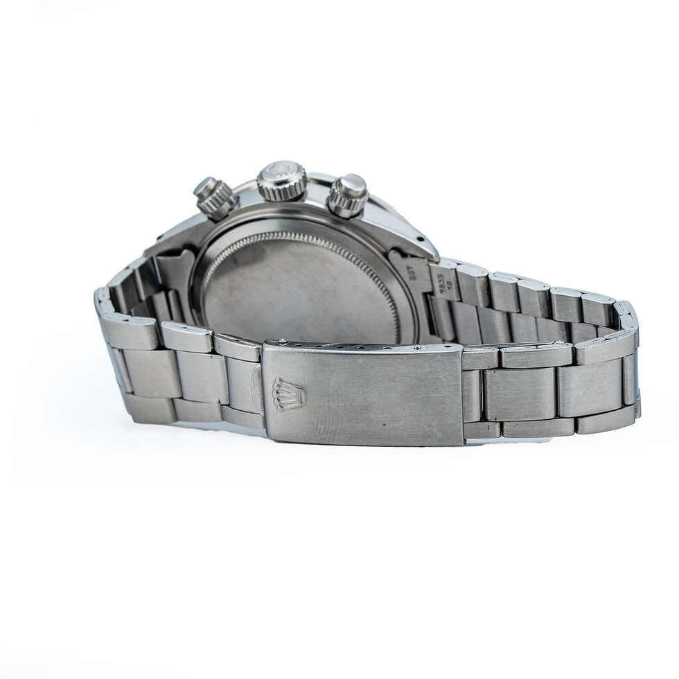 Rolex Stainless Steel Black Dial  Daytona Ref. 6263 clasp