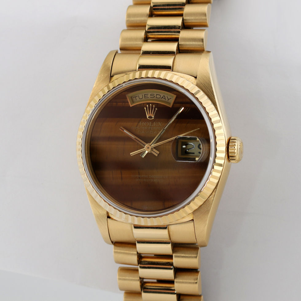 Rolex Day-Date Tiger-Eye Dial Ref 18238 quarter