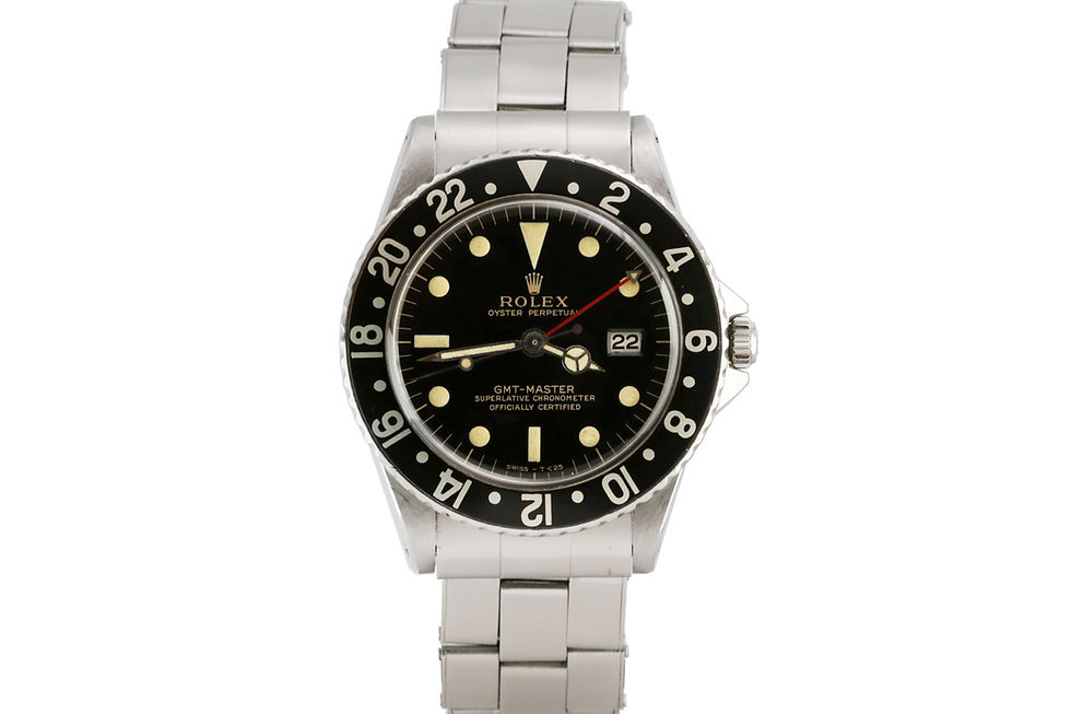Gilt Dial Rolex GMT Master Ref. 1675 front