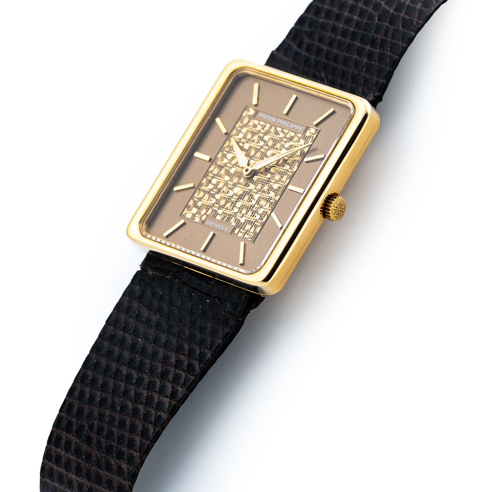 Patek Philippe 18kt Yellow Gold Ref. 3599 crown