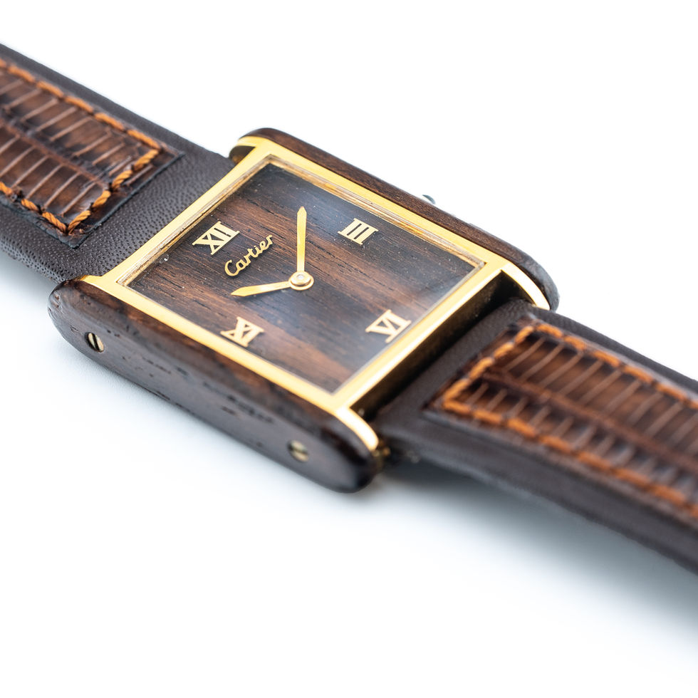 Cartier Tank Palissandre de Rio - Ref. 20611 lug side