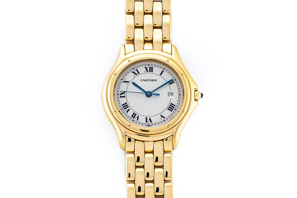 Cartier 18kt Yellow Gold Cougar Ref. 887904 front