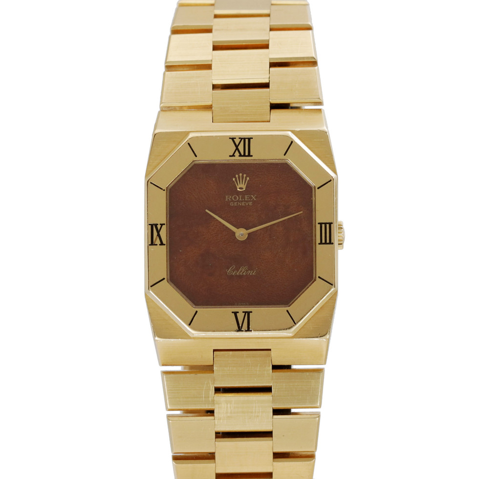 Rolex Cellini Burl Wood Dial Ref. 4350 front