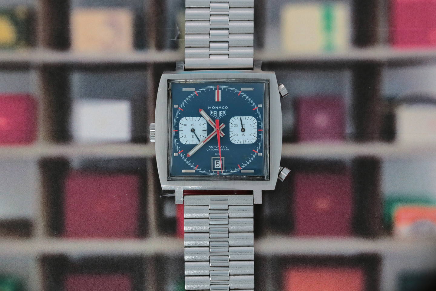 Heuer SS Monaco Chronograph Ref. 1133 live