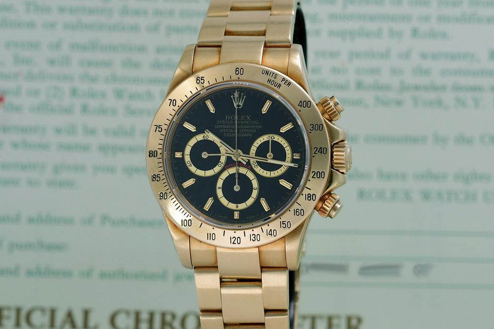 Rolex Yellow Gold 'Zenith' Daytona Ref. 16528 on papers