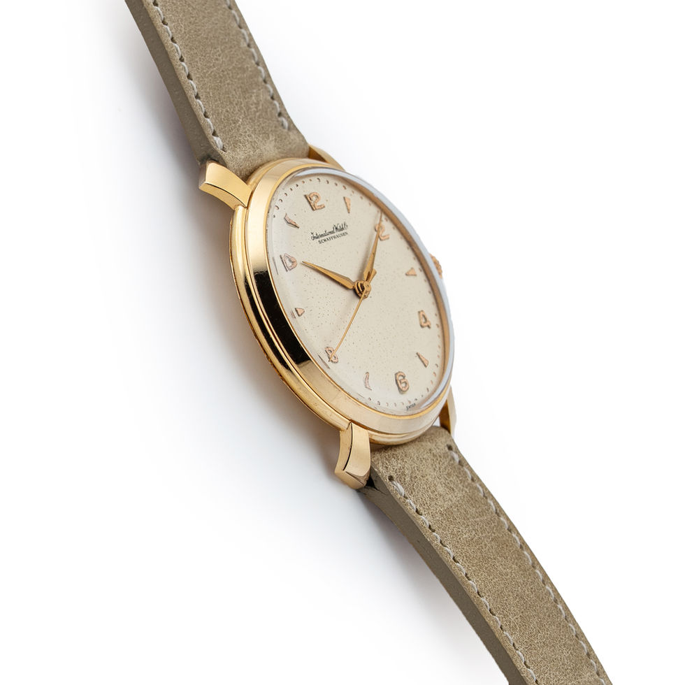 IWC Pink Gold Dress Watch Ref. 521 side