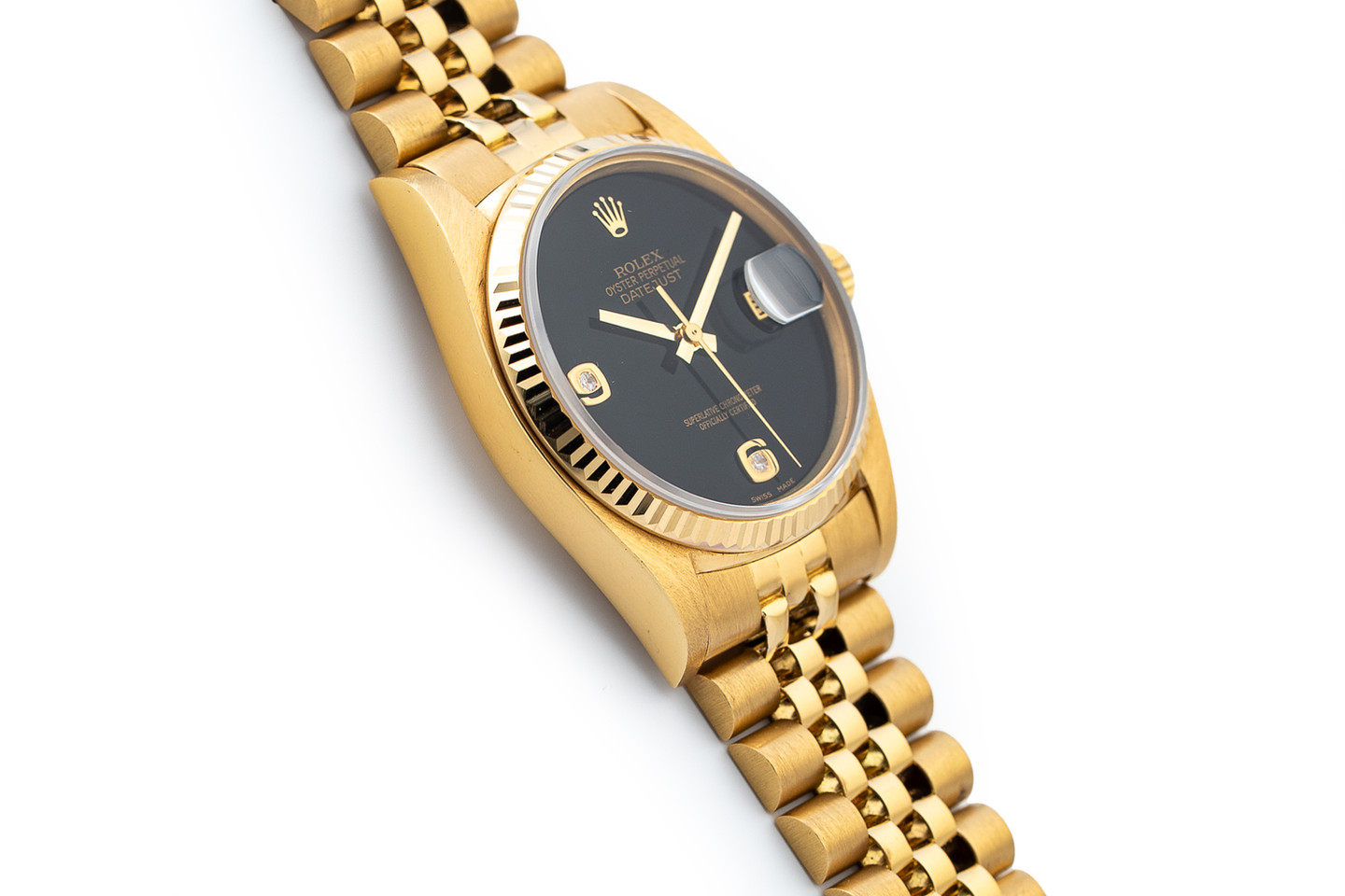 Rolex Datejust Onyx Diamond Dial Ref. 16018 side