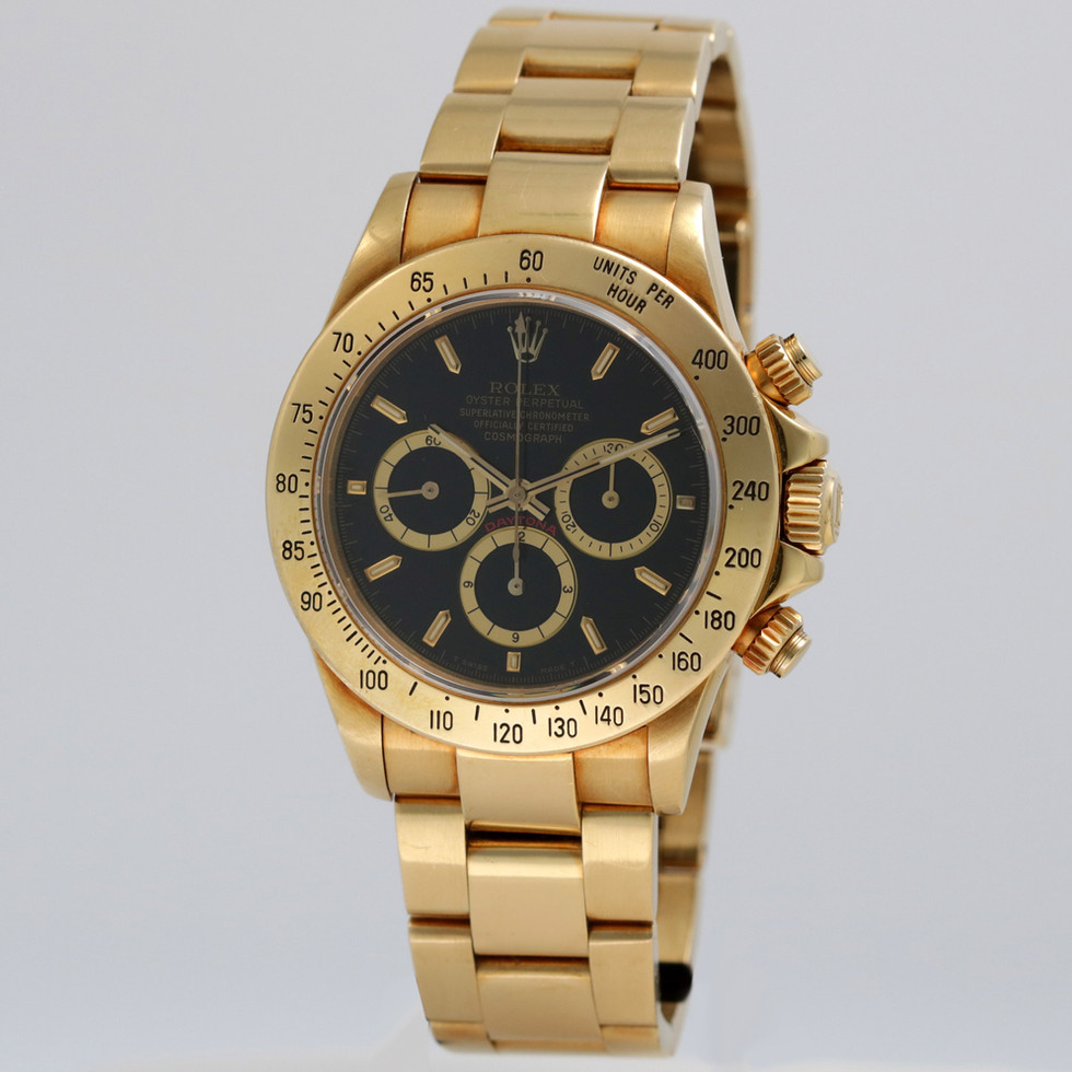 Rolex Yellow Gold 'Zenith' Daytona Ref. 16528 front
