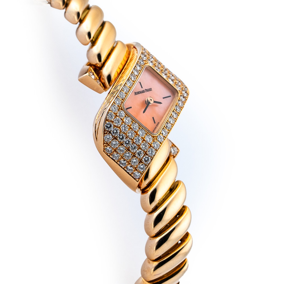 Audemars Piguet Ladies Pink Gold MOP Cocktail Watch