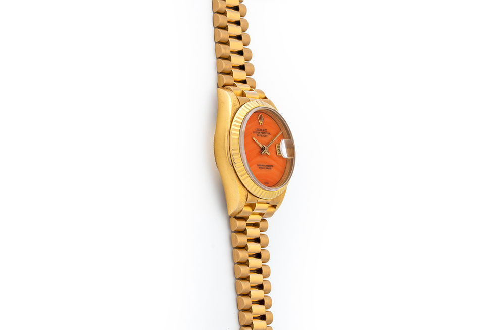 Lady Rolex Datejust Stella ref 69178 side