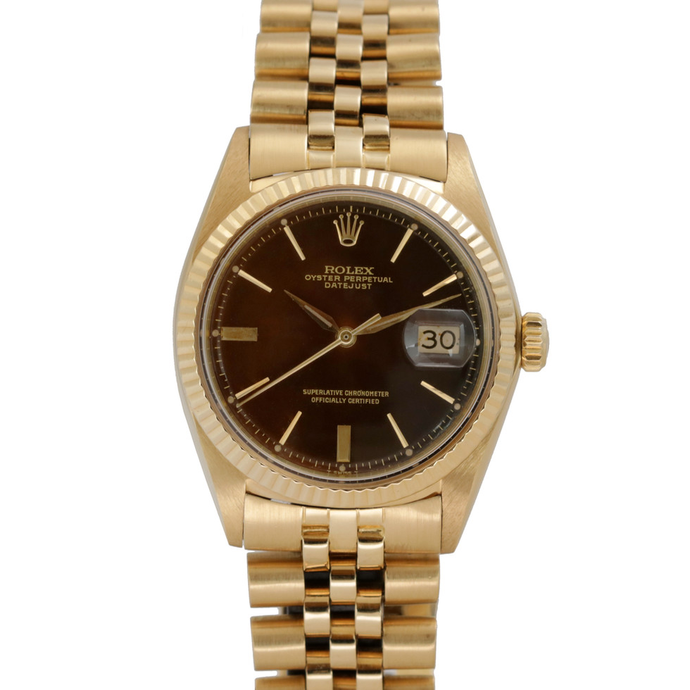 Tropical Rolex Yellow Gold Datejust Ref. 1601 front
