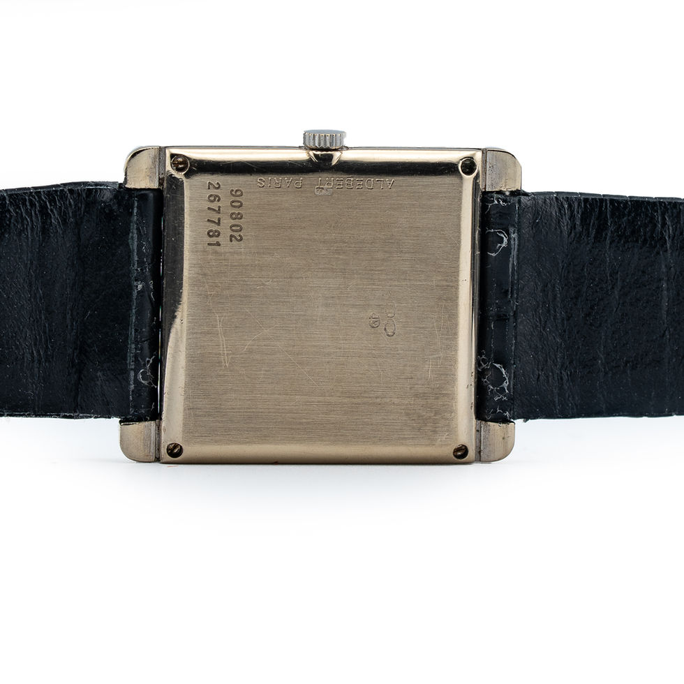 Piaget White Gold Tank Ref 90802 back