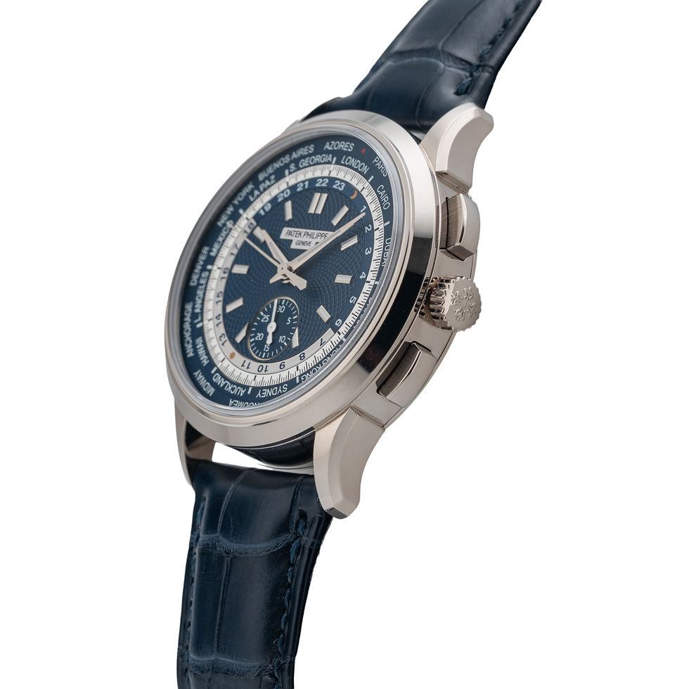 Patek Philippe World Time Flyback Chronograph - Ref.5930G-001 crown