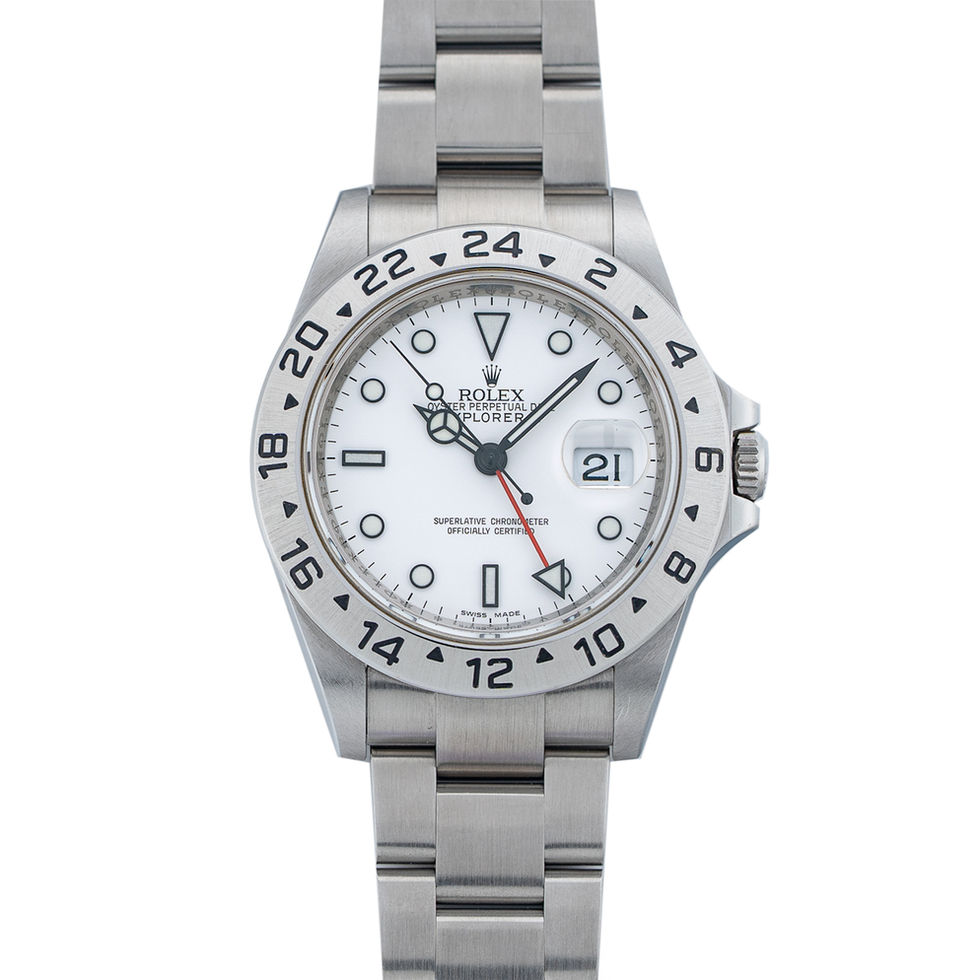 Rare Rolex 'Polar' Explorer II Ref. 16570 T front