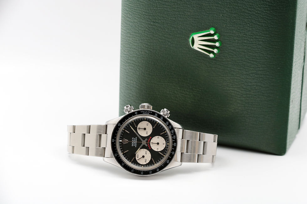 Rolex Oyster Cosmograph Daytona Black BIG RED Dial Ref 6263 box
