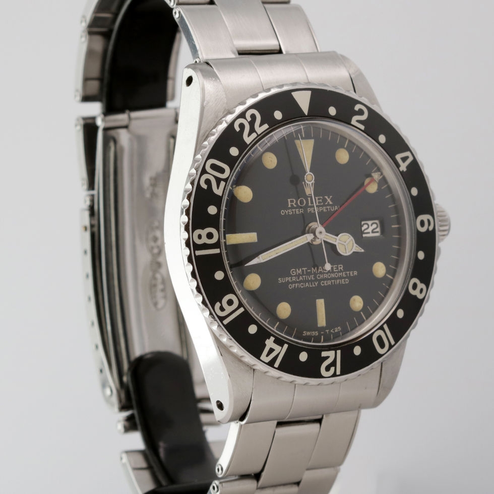 Gilt Dial Rolex GMT Master Ref. 1675 side