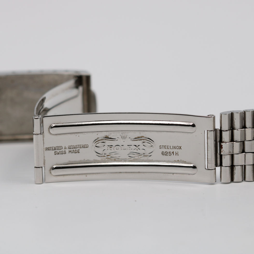 Full Set Rolex Stainless Steel Datejust Ref 1600 clasp back