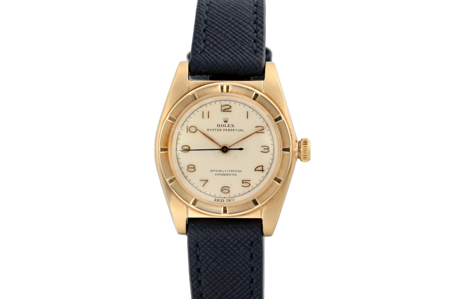 Rolex 14kt Yellow Gold Bubbleback Ref. 5015 front