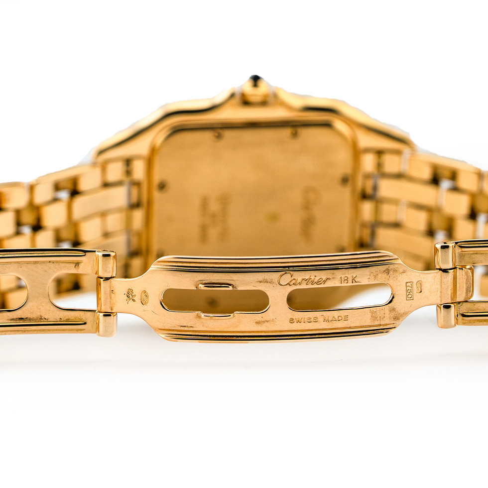 Cartier Full Size Yellow Gold Panthere Ref. 887968 clasp detail
