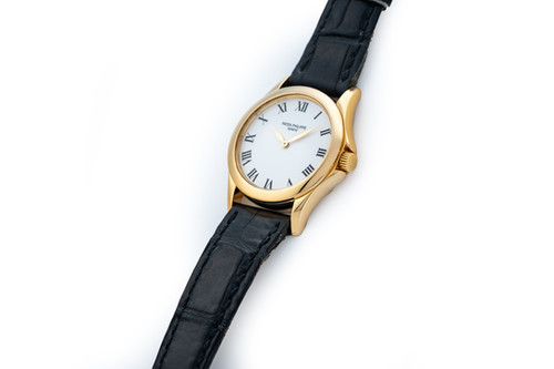 Patek Philippe Yellow Gold Calatrava Ref. 4905 | Matthew Bain Inc.