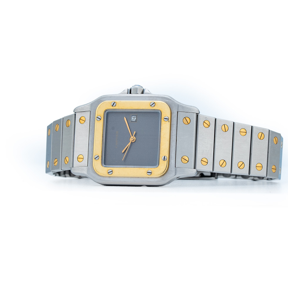 cartier-santos-carree-grey-ghost-2961-on side view