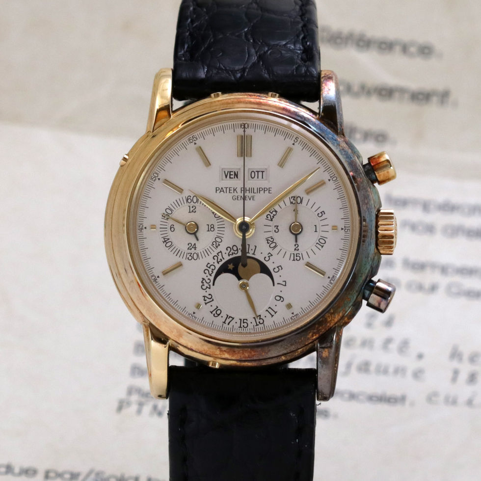 Patek Philippe Perpetual Calendar Chronograph Ref. 3970 live