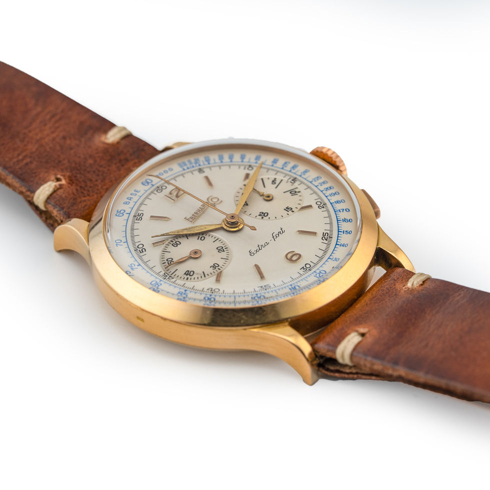 Eberhard & Co. 18kt Yellow Gold Chronograph lug