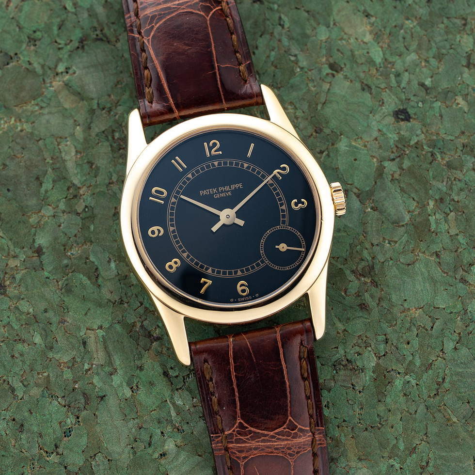Patek Philippe Yellow Gold Calatrava Ref. 5000J live