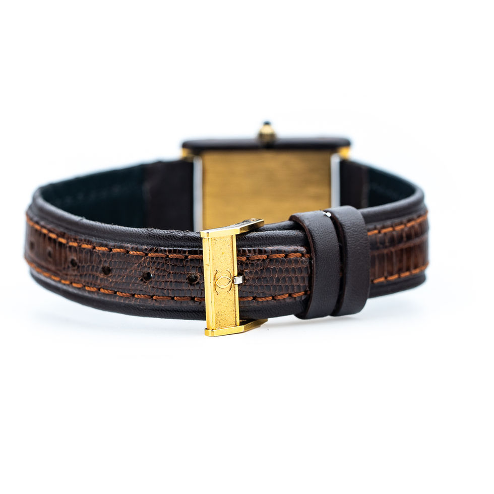 Cartier Tank Palissandre de Rio - Ref. 20611 buckle