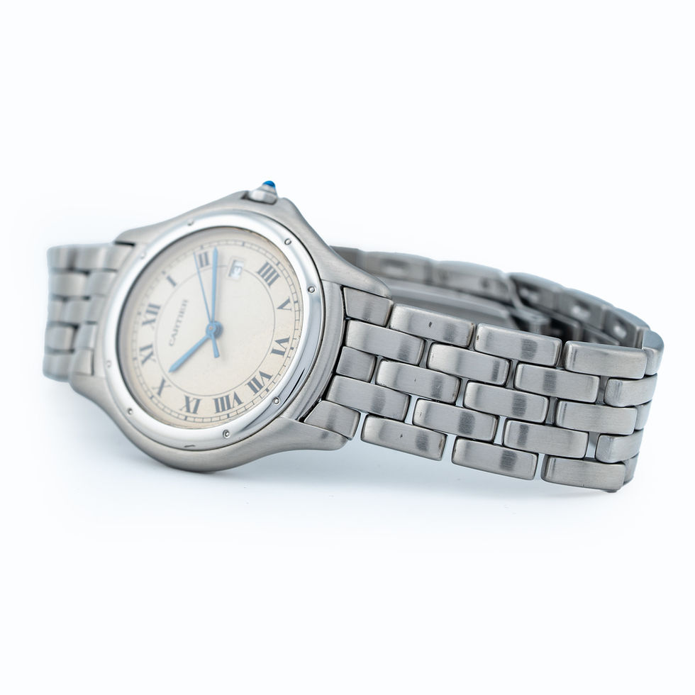 Cartier Stainless Steel Cougar Ref. 987904 on side