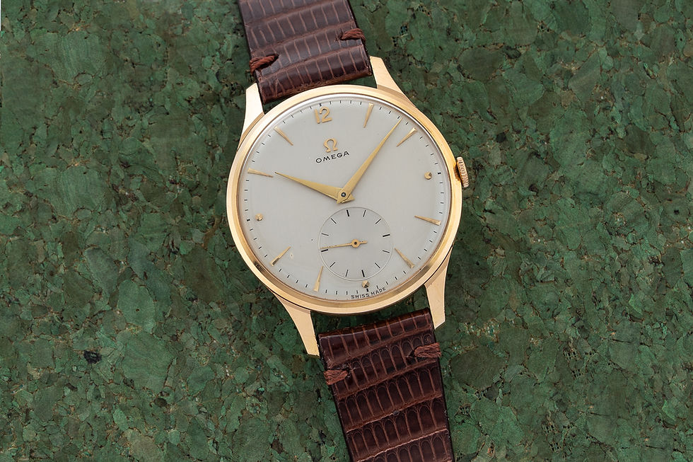 Omega Oversized Pink Gold Dress Watch live