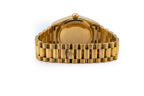 Rare Rolex Day-Date 18038 Tiffany & Co 1986 Gold Watch