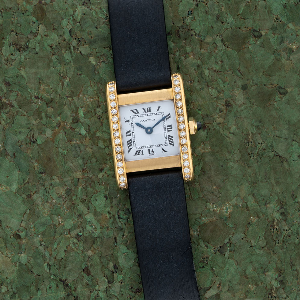 Cartier Tank Normale Ref. 78093 Yellow Gold Diamond live