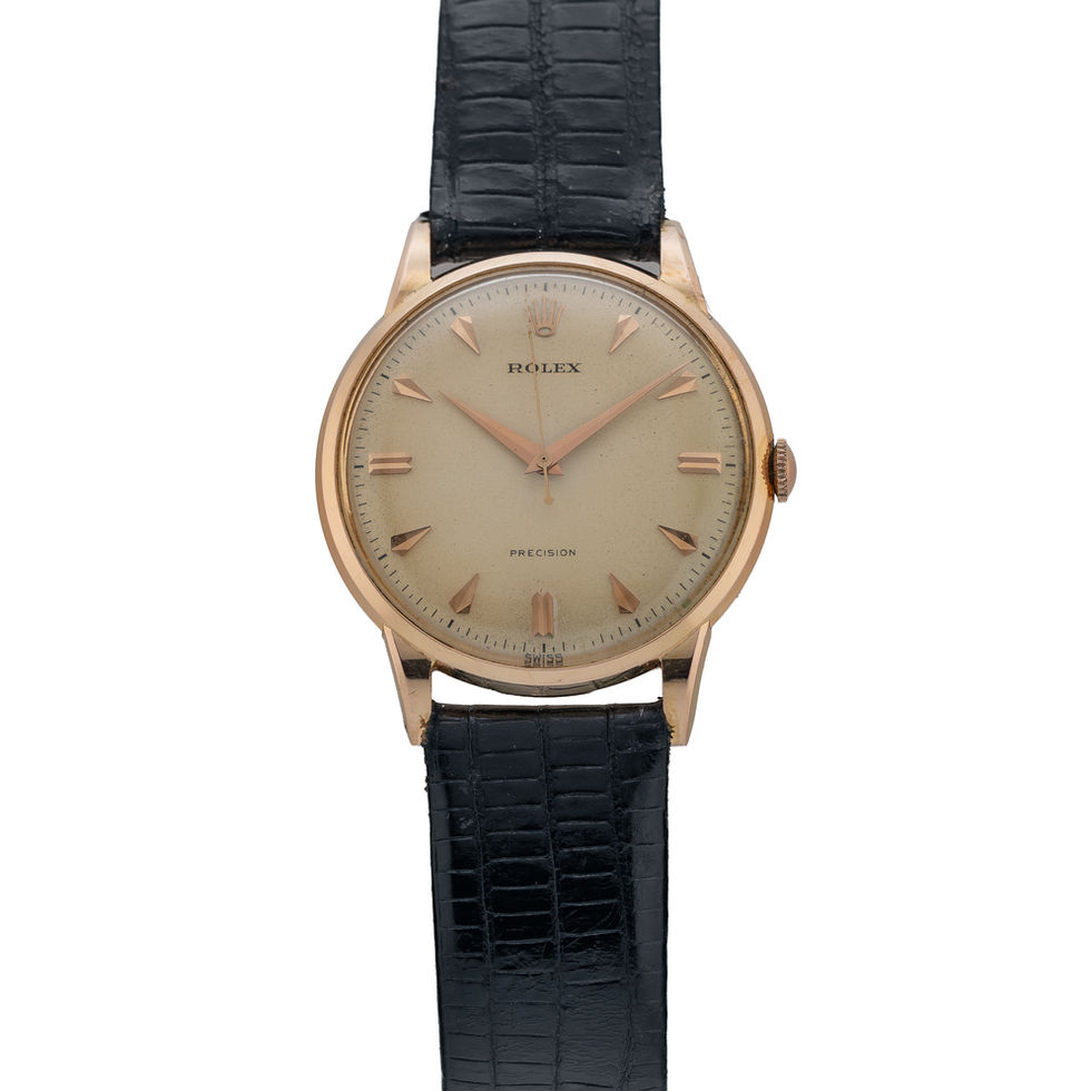 Rolex 18kt Rose Gold Oversized Dress Watch - Ref. 9008 front