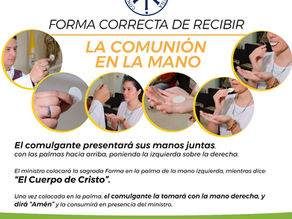 Se dará la Comunión en el templo