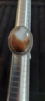 Montana Agate Ring size 8.5