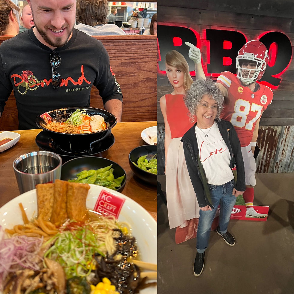Two restaurants shown: KC Craft Ramen and Smoketown BBQ