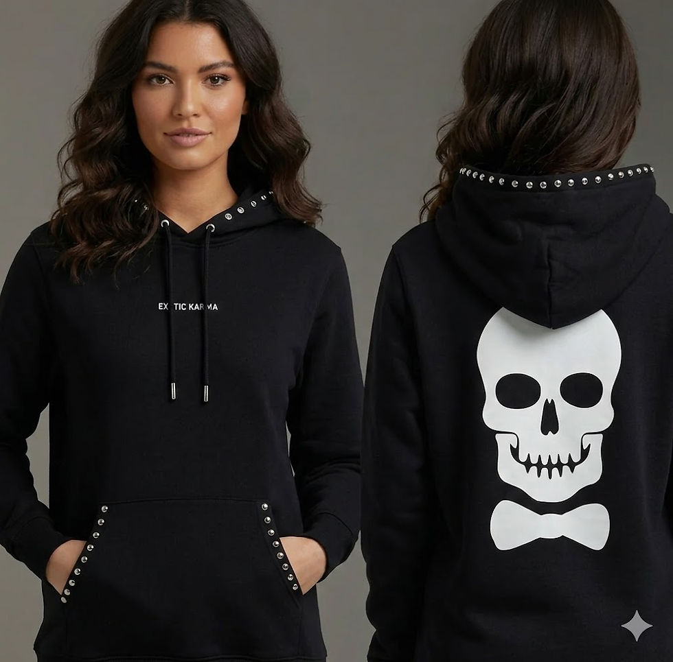 Miniatura: "Studs on BLACK" Hoodie