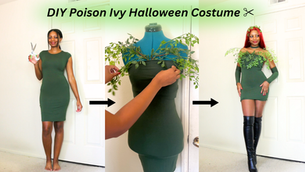 DIY Poison Ivy Halloween Costume for Just $10 with Goodwill