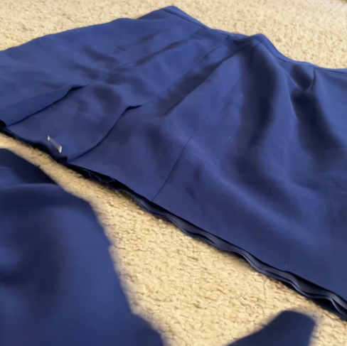 diy fancy halloween costume from the jamie foxx show 90s thrift flip - shorten skirt