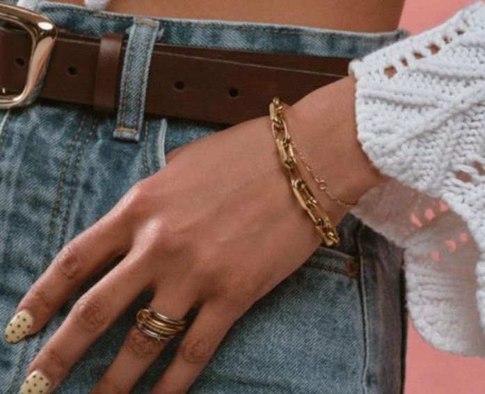 Thumbnail: Dani Chunky Link Bracelet