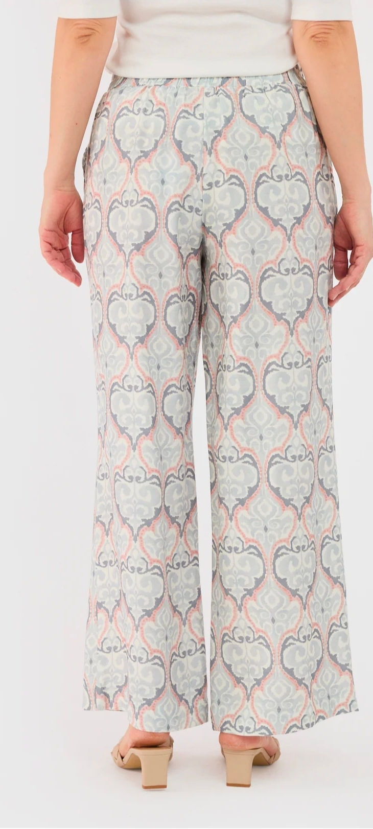 Thumbnail: Printed Wide-Leg Pant