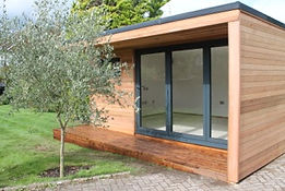 Crusoe Contemporary with extra storage built in and accessible from the outside - Home office