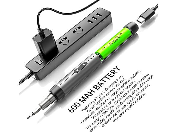 Thumbnail: ANVANNA Electric Screwdriver, 120-in-1 Magnetic Bits