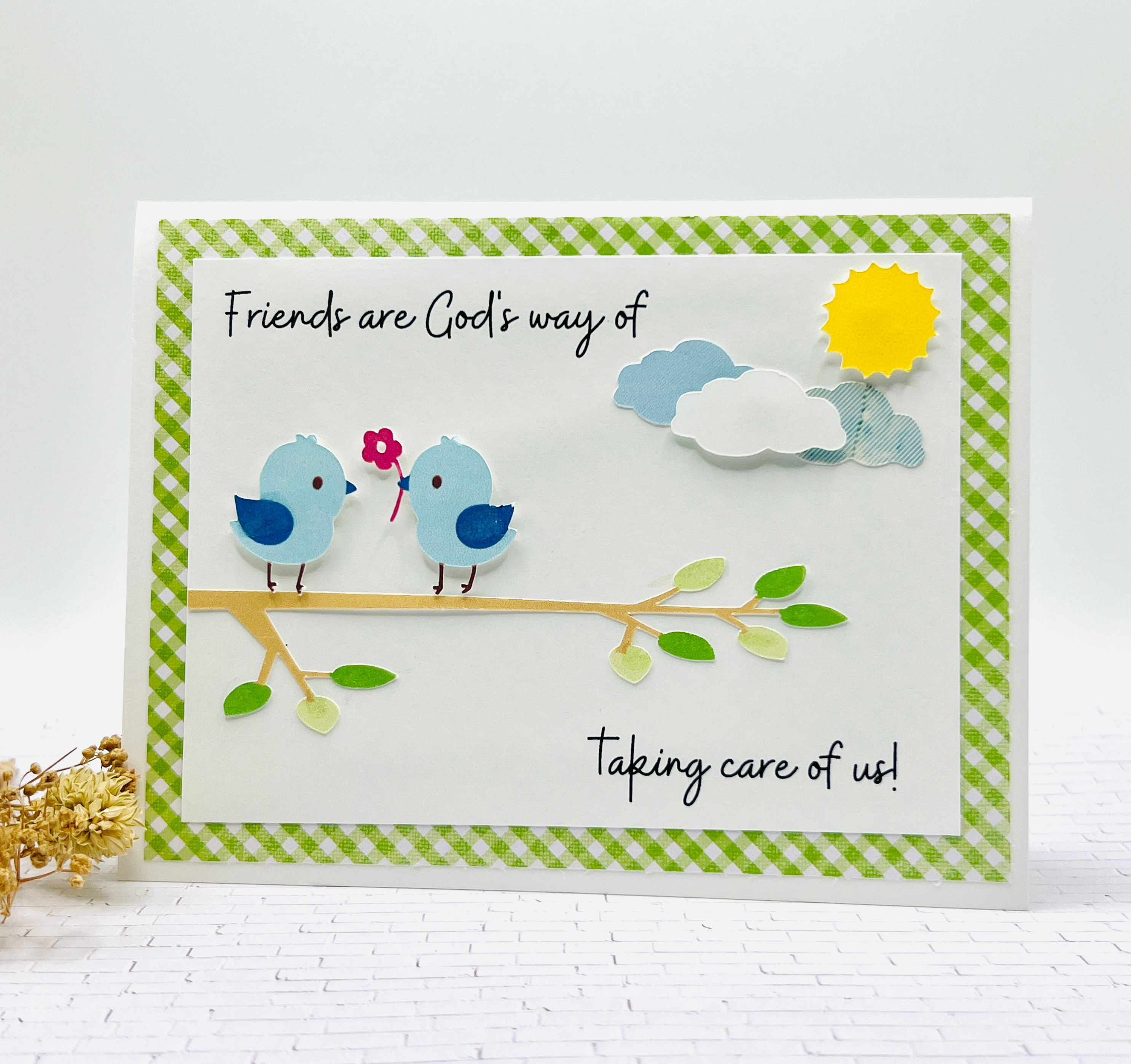 Spring Birds Friendship Card