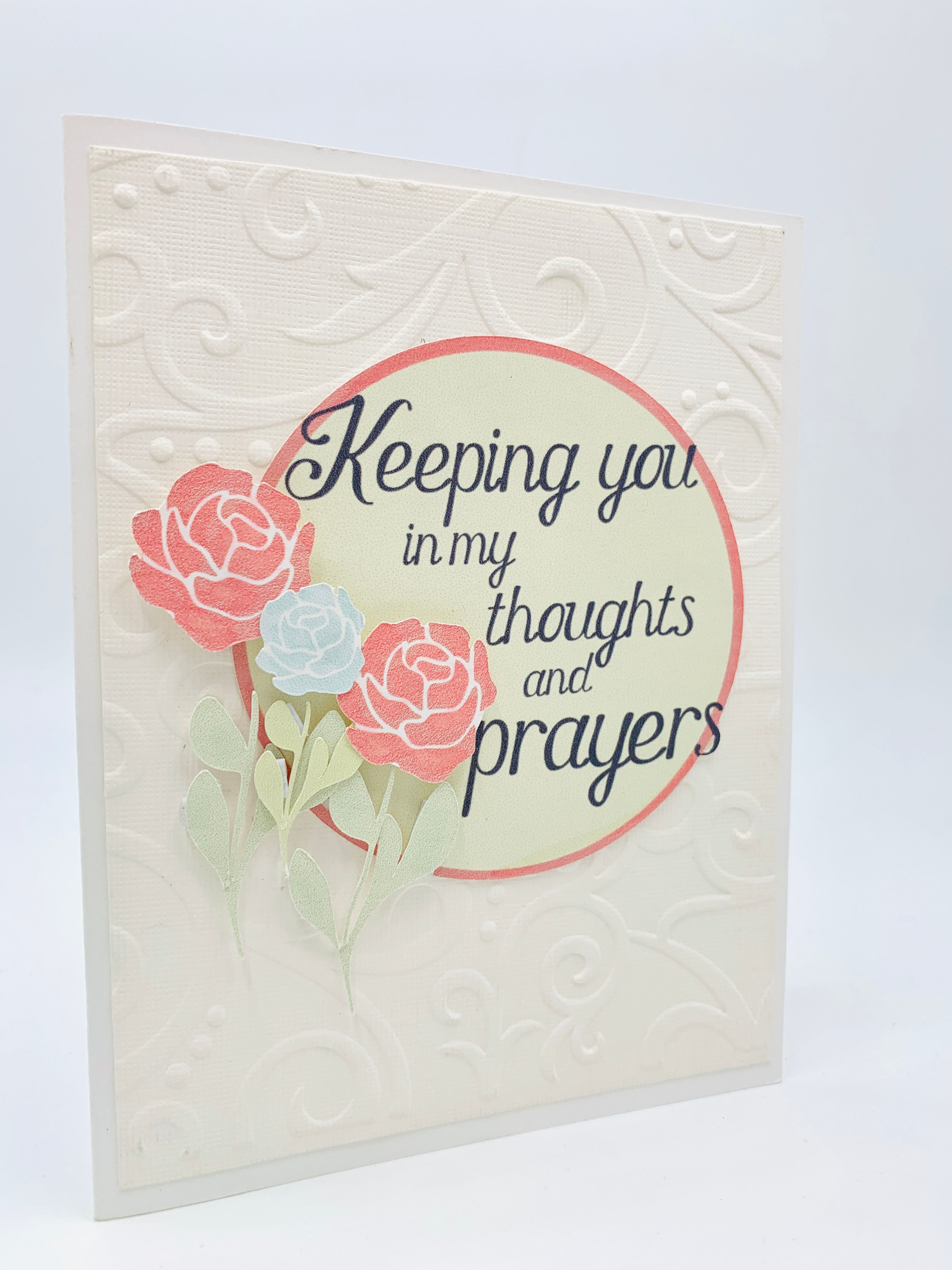 Embossed Thoughts and Prayers