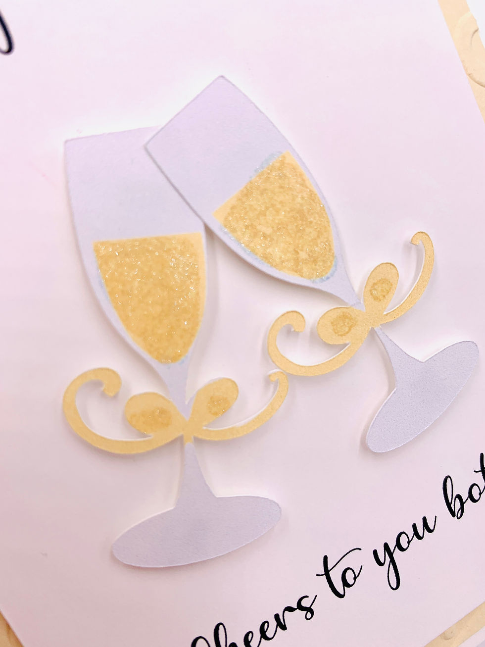 Thumbnail: Champagne Glasses Wedding Card