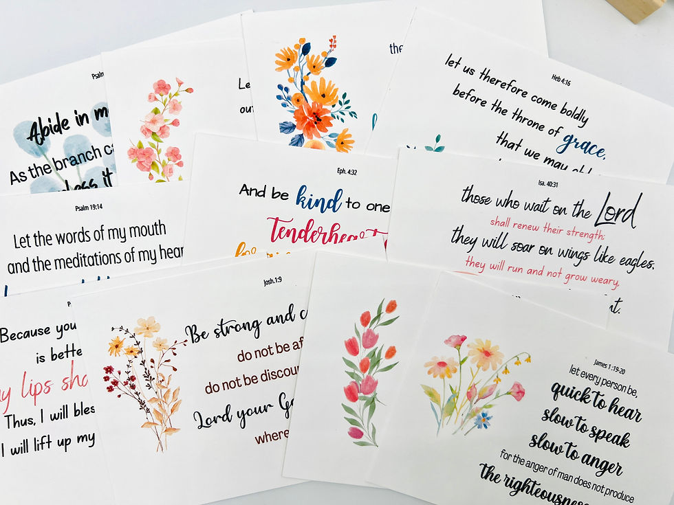 Thumbnail: WaterColor Scripture Set